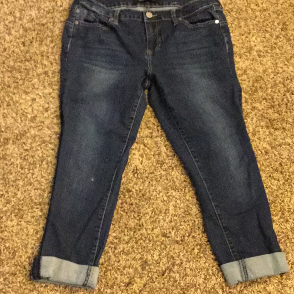 Liverpool Crop jeans with cuff